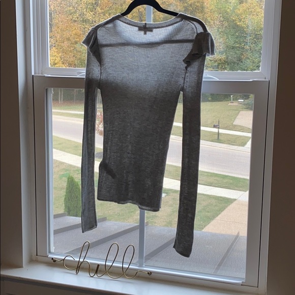 Madewell Ruffle Shoulder Sweater - Picture 6 of 6